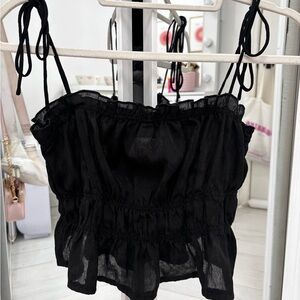 princess polly black tank top